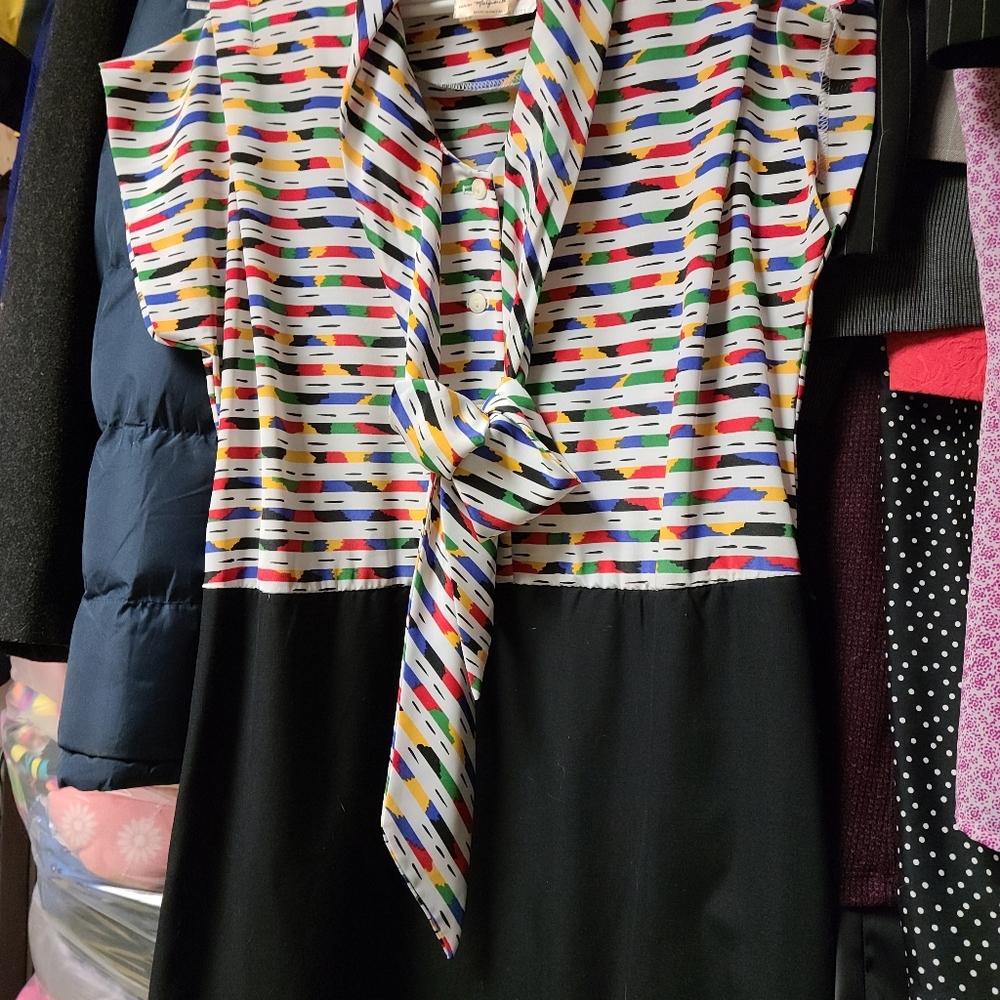 Short sleeved vintage dress